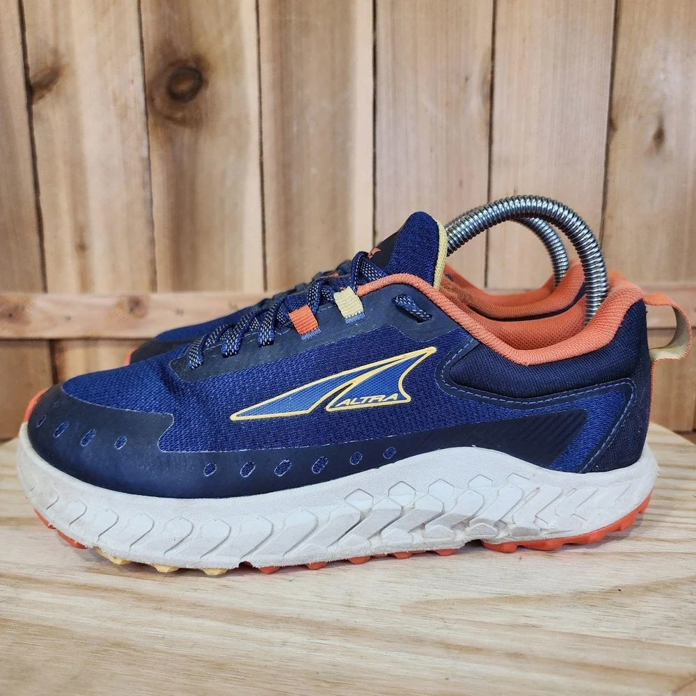Altra Outroad 2 Hybrid Shoes Womens 8 Blue Mesh Trail Running Sneakers Athletic